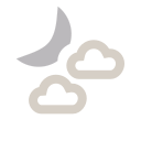 Clear with few low clouds